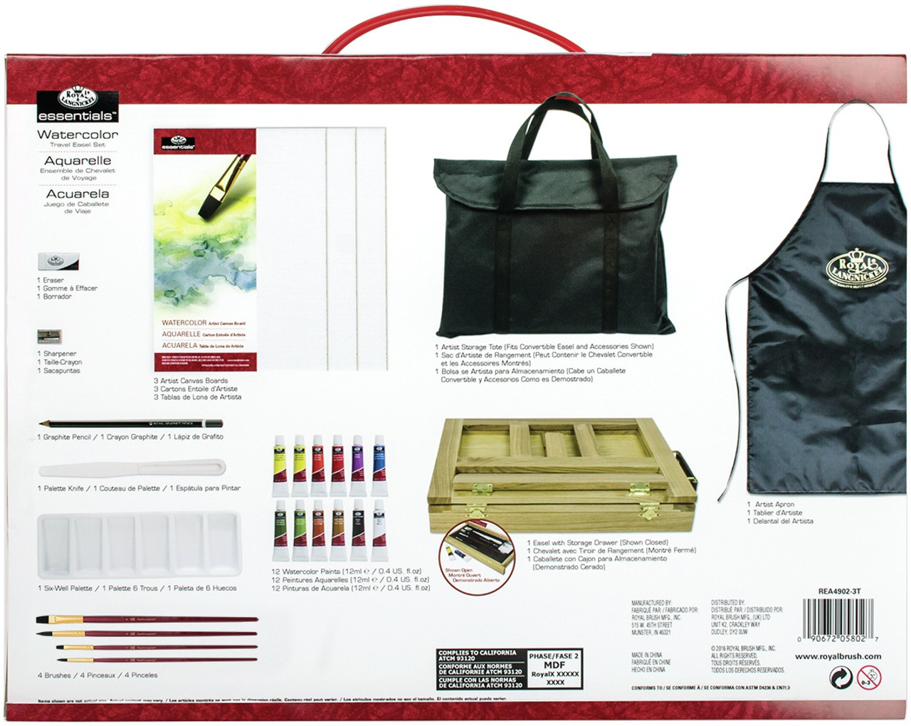 Royal & Langnickel Drawing Art Easel Set in Easy to Store Bag