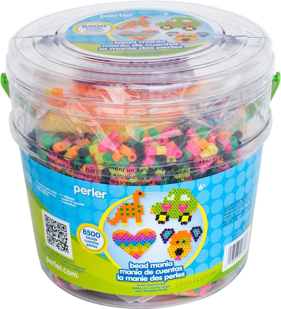 Emoji Designed Bucket of Perler Beads
