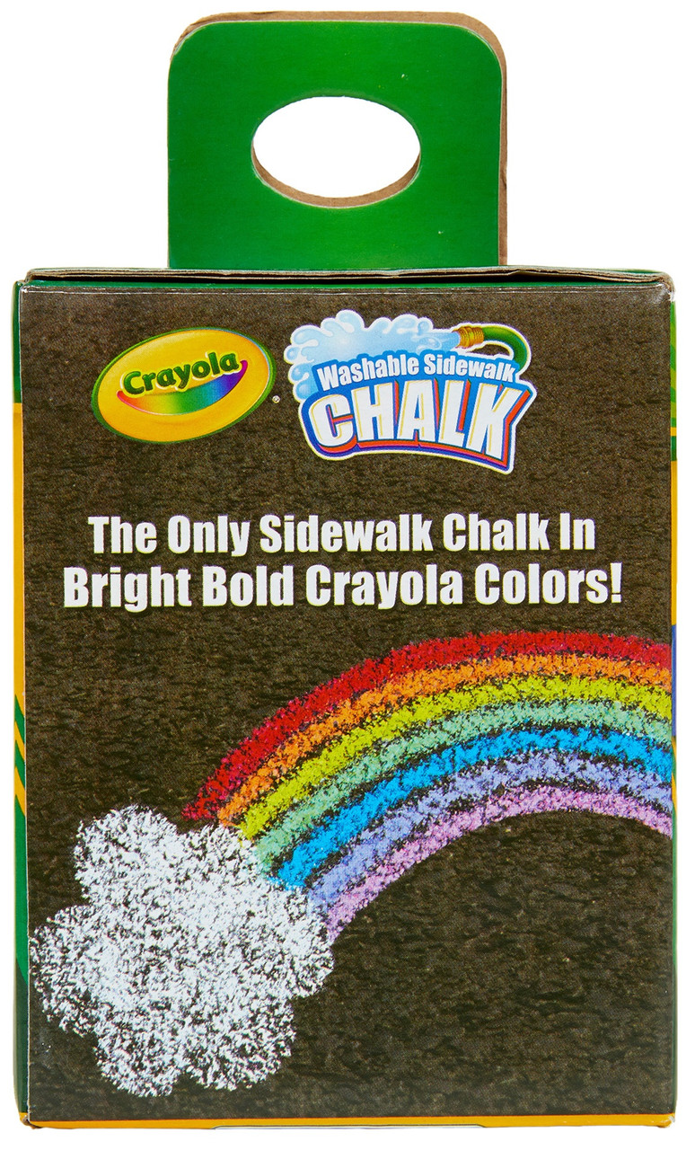  Crayola Washable Sidewalk Chalk, Assorted