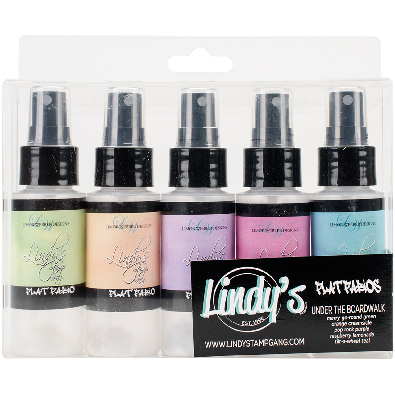 Lindy's Stamp Gang 2-Tone Embossing Powders .5oz 5/Pkg-Enchanted Forest