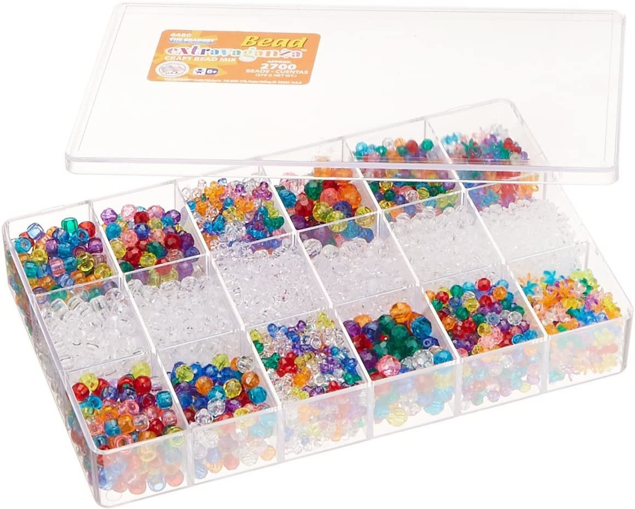 The Beadery Bead Extravaganza Bead Box Kit 20.4oz-Multicolor B6480