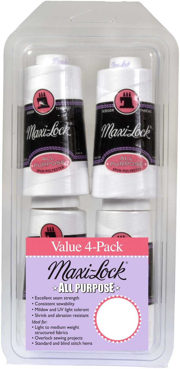 Maxi Lock All Purpose Value Pack 4 Pkg Eggshell