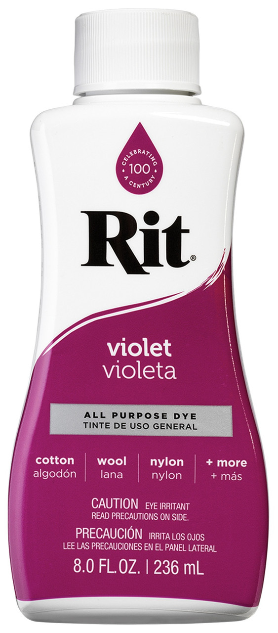Rit Dye Liquid 8oz-Violet 8-88170 - GettyCrafts