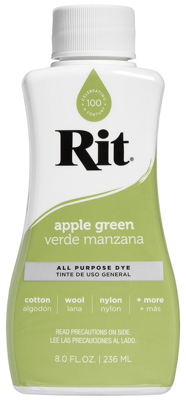Rit Dye Liquid 8oz-Apple Green 8-88450 - GettyCrafts