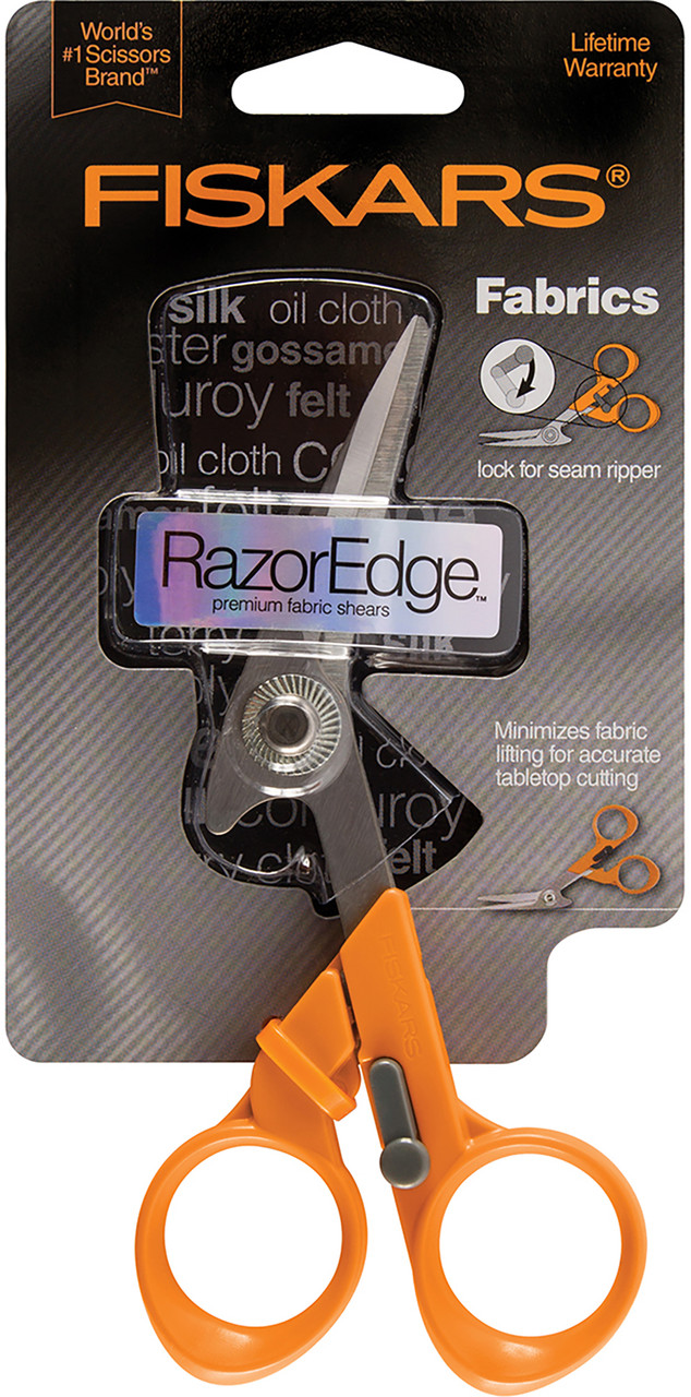 Fiskars RazorEdge Fabric Shears for Tabletop Cutting 199500