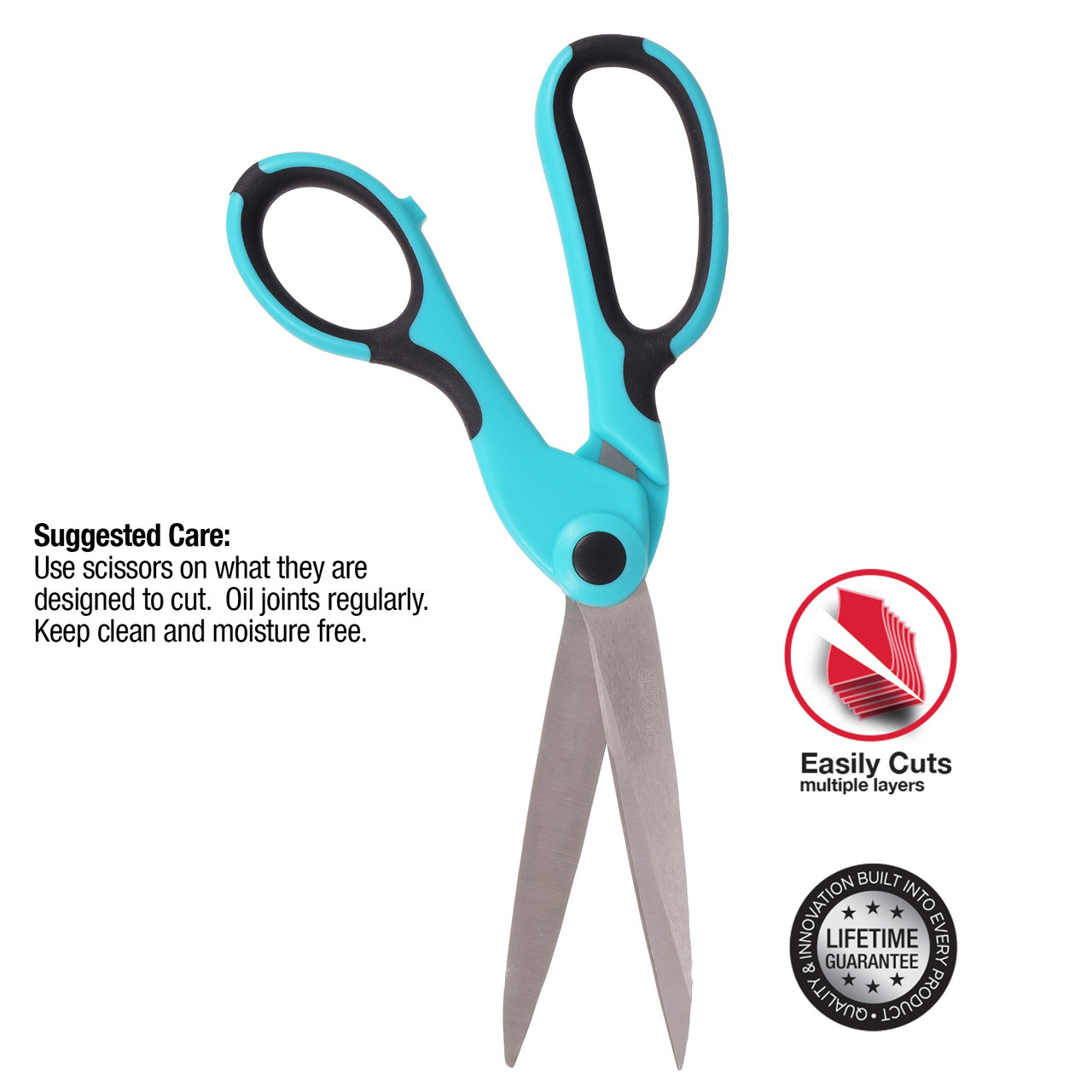 SINGER 8.5 Fabric Scissors With Comfort Grip