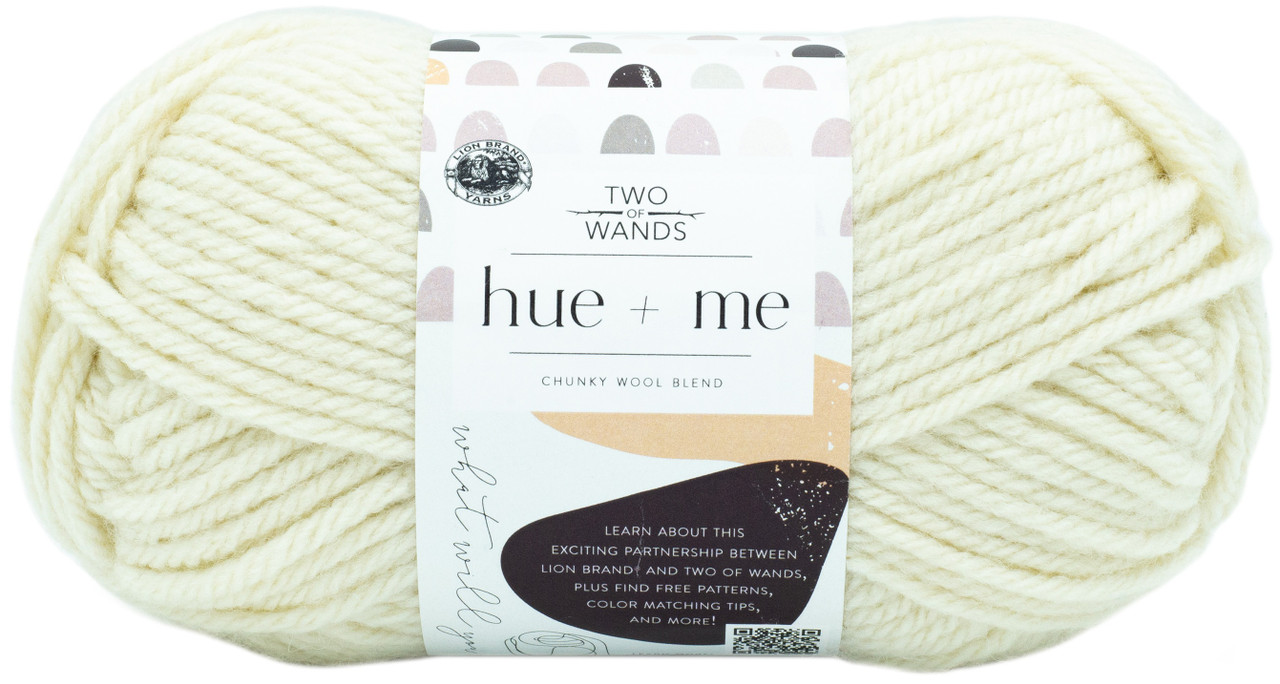 3 Pack Lion Brand Hue & Me Yarn-Salt 617-098 - GettyCrafts