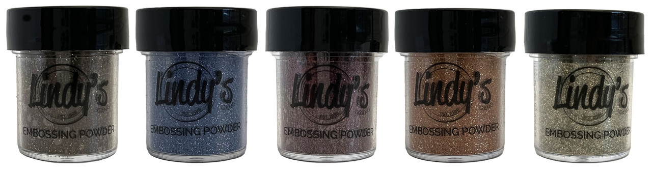 Lindy's Stamp Gang® 2-Tone Embossing Powder Under the Boardwalk Set, 0.5oz.