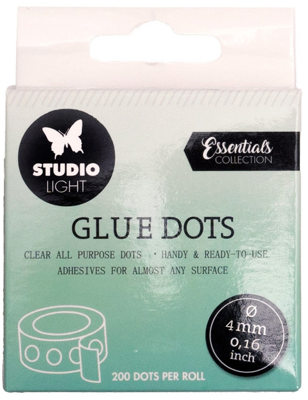 Studio Light Double-Sided Glue Dots 4mm 110/Pkg-Nr. 01 - 8713943130612