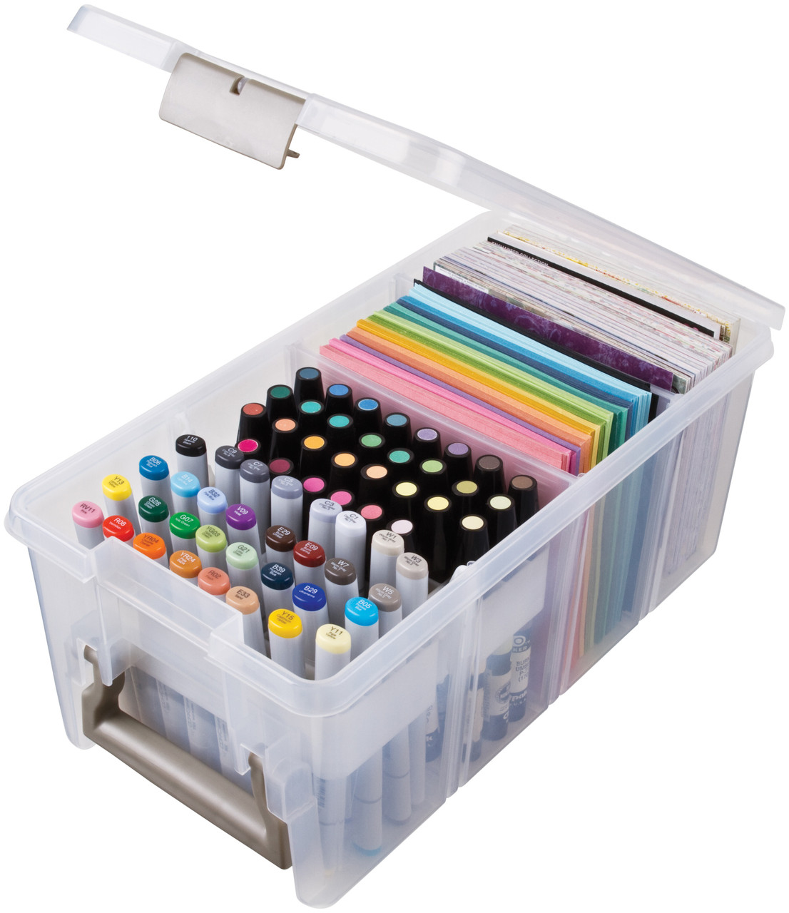 ArtBin Super Satchel Single Compartment -15.25X14X3.5 Translucent -  071617015305