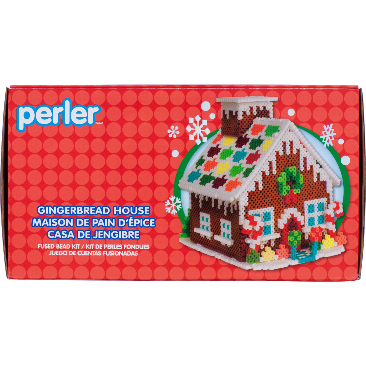 Perler Fused Bead Kit -Gingerbread Barn