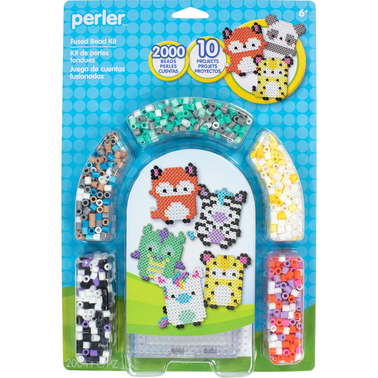 Perler Fused Bead Kit-Cute Animals 8063103 - GettyCrafts