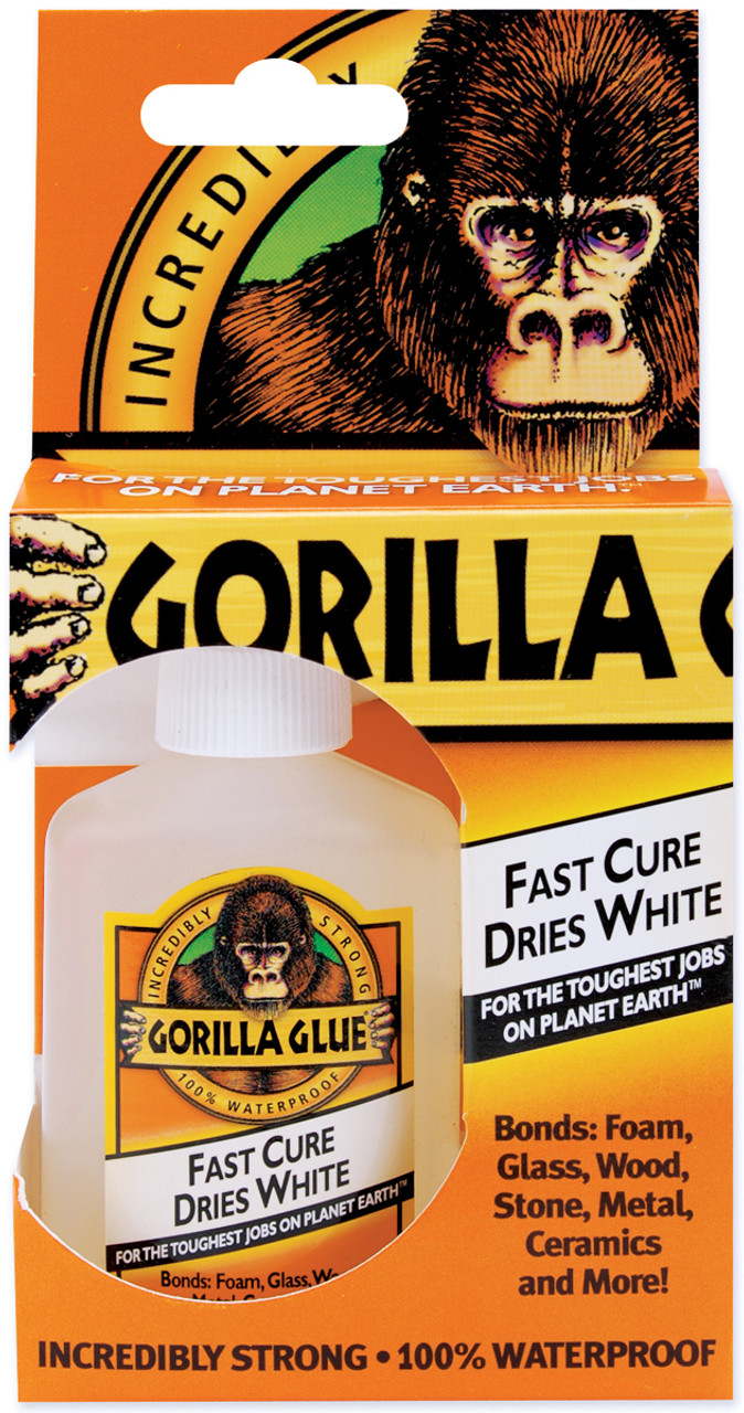 2 pack) Gorilla Glue 4oz Dries Clear Wood Glue Assembled Product