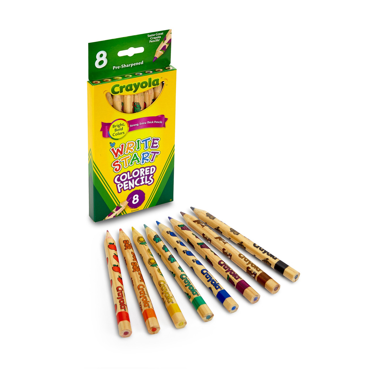  Crayola 68-4012 Colored Pencils, 12-Count, Pack of 1, Assorted  Colors : Toys & Games