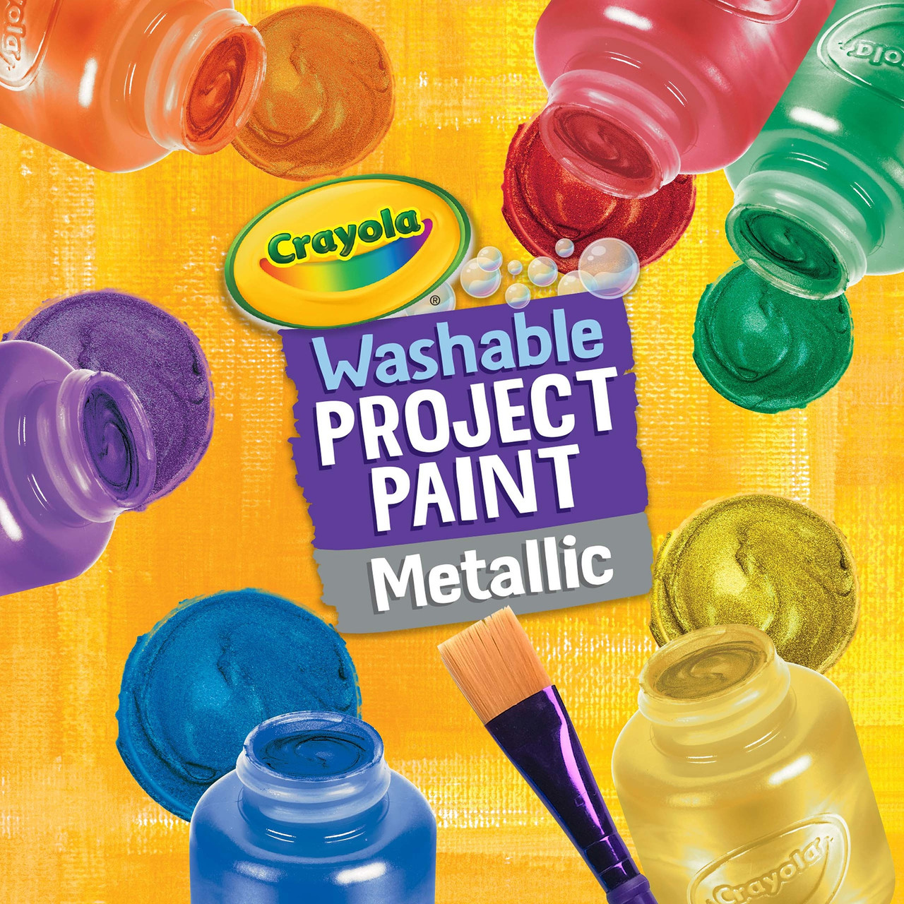 Crayola Washable Kids Paint 2oz 10/Pkg-Basics - 071662112059