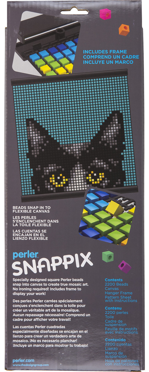 Perler Snappix Kit 12x12 Peekaboo Cat