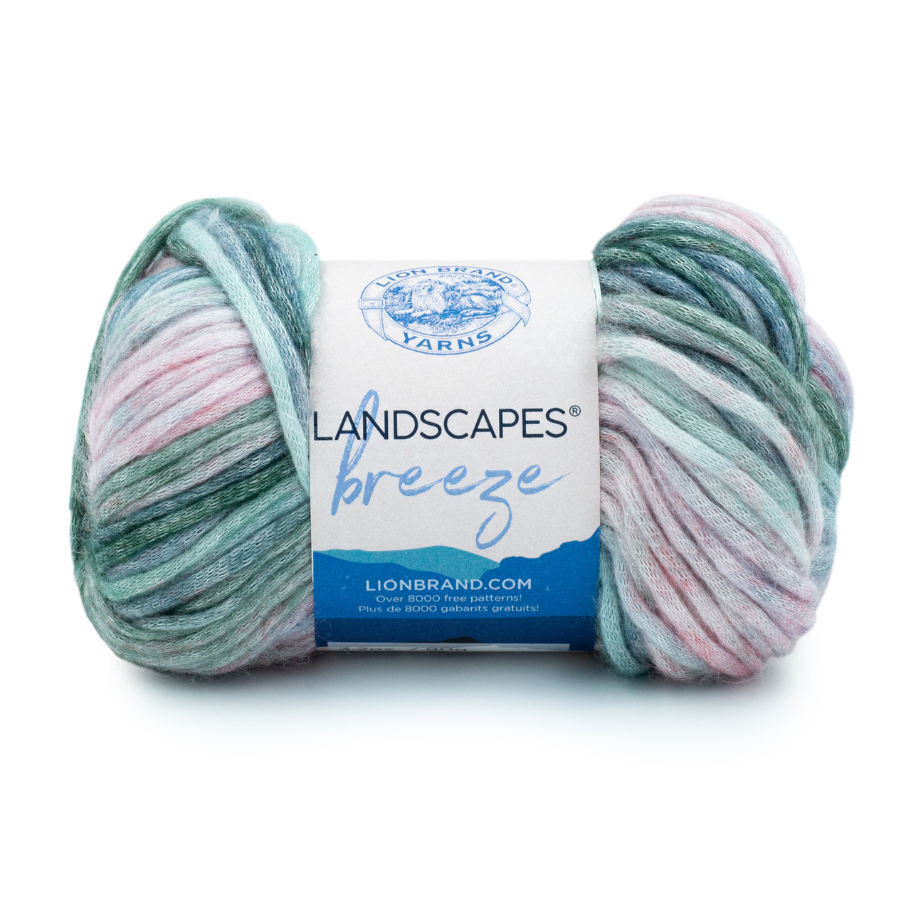 Lion Brand landscapes Breeze Yarn - Seashell