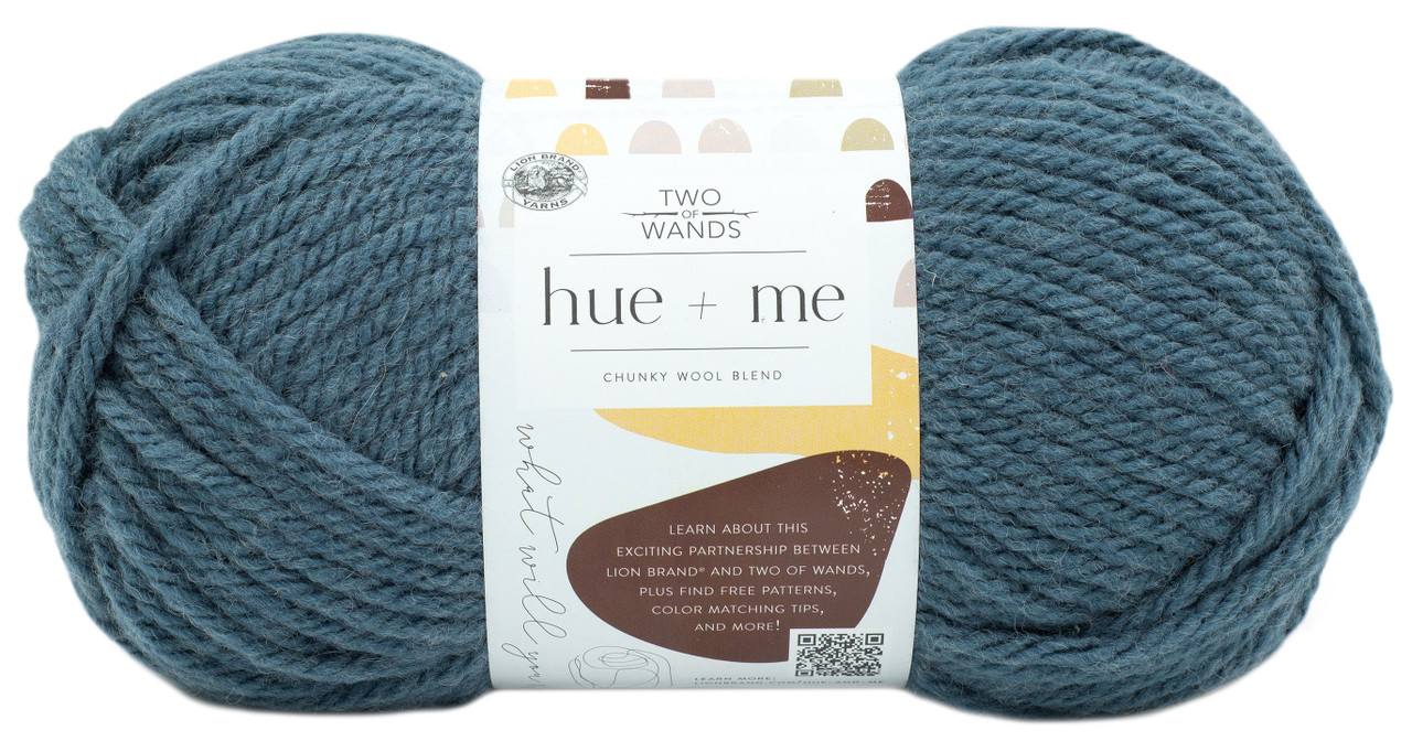 Lion Brand Hue & Me Yarn-Marine 617-111 - GettyCrafts