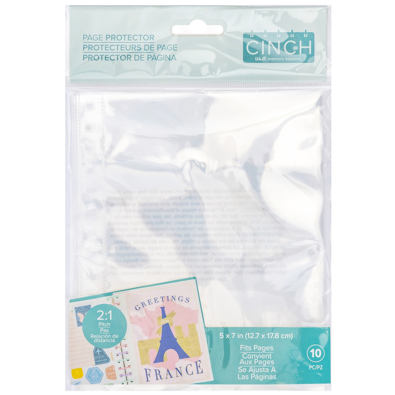 We R Memory Keepers Cinch Page Protectors 8.5X11 10/Pkg