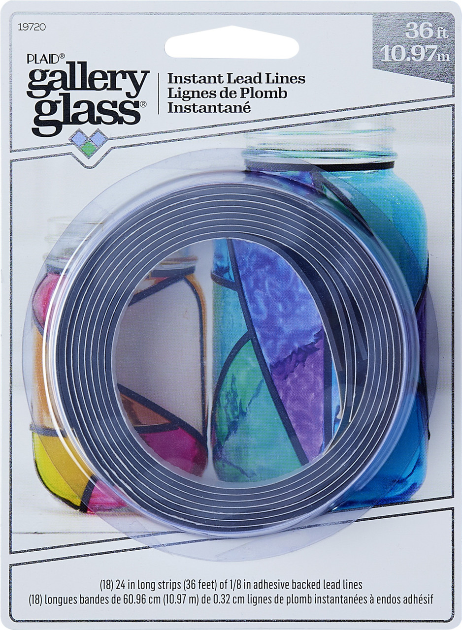 FolkArt Gallery Glass Instant Lead Roll 36ft19720 - GettyCrafts