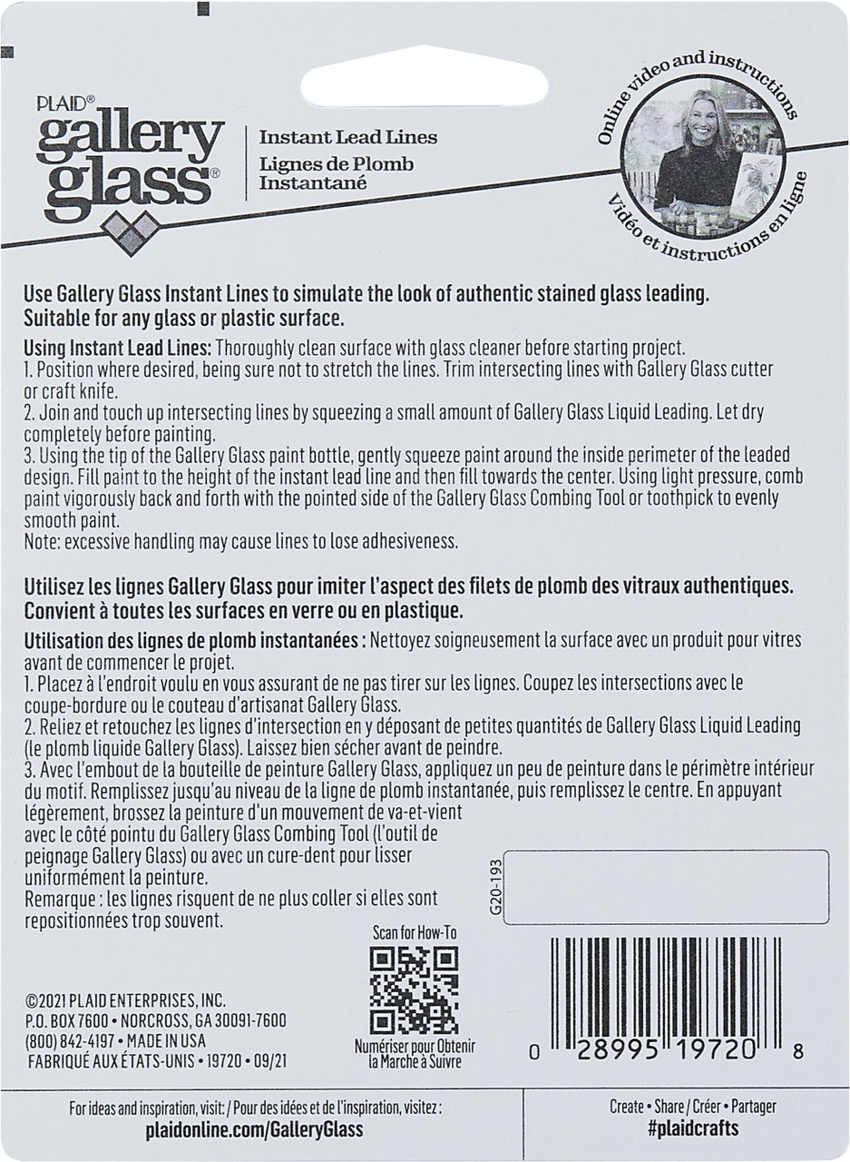 Gallery Glass Instructions