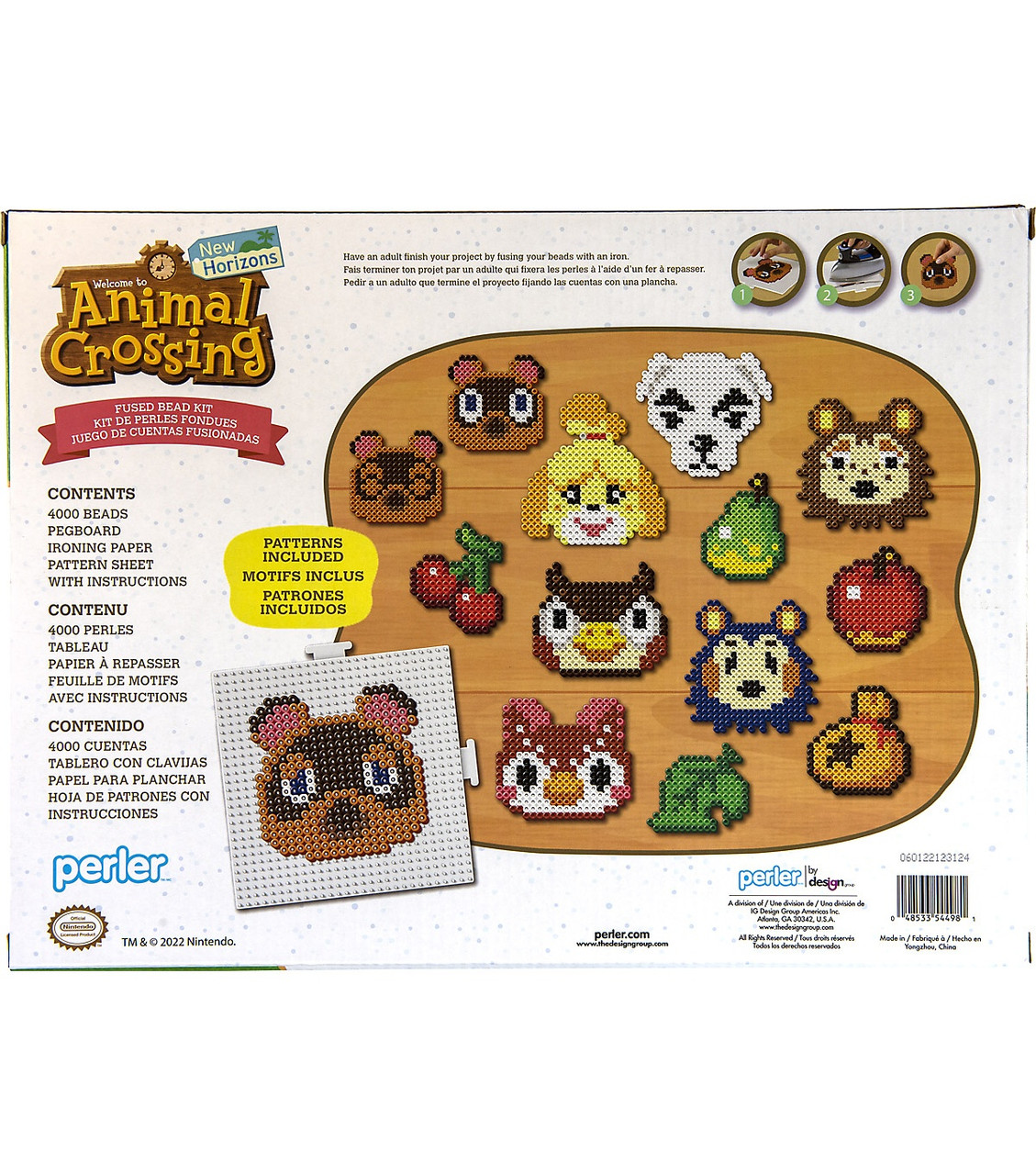 Perler Fused Bead Kit Cute Animals