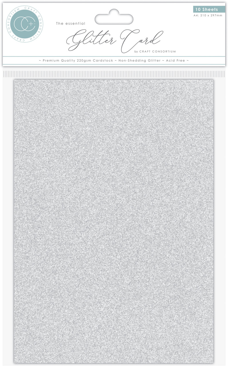 10 Pack Glitter CardStock – The Craftprint Shop