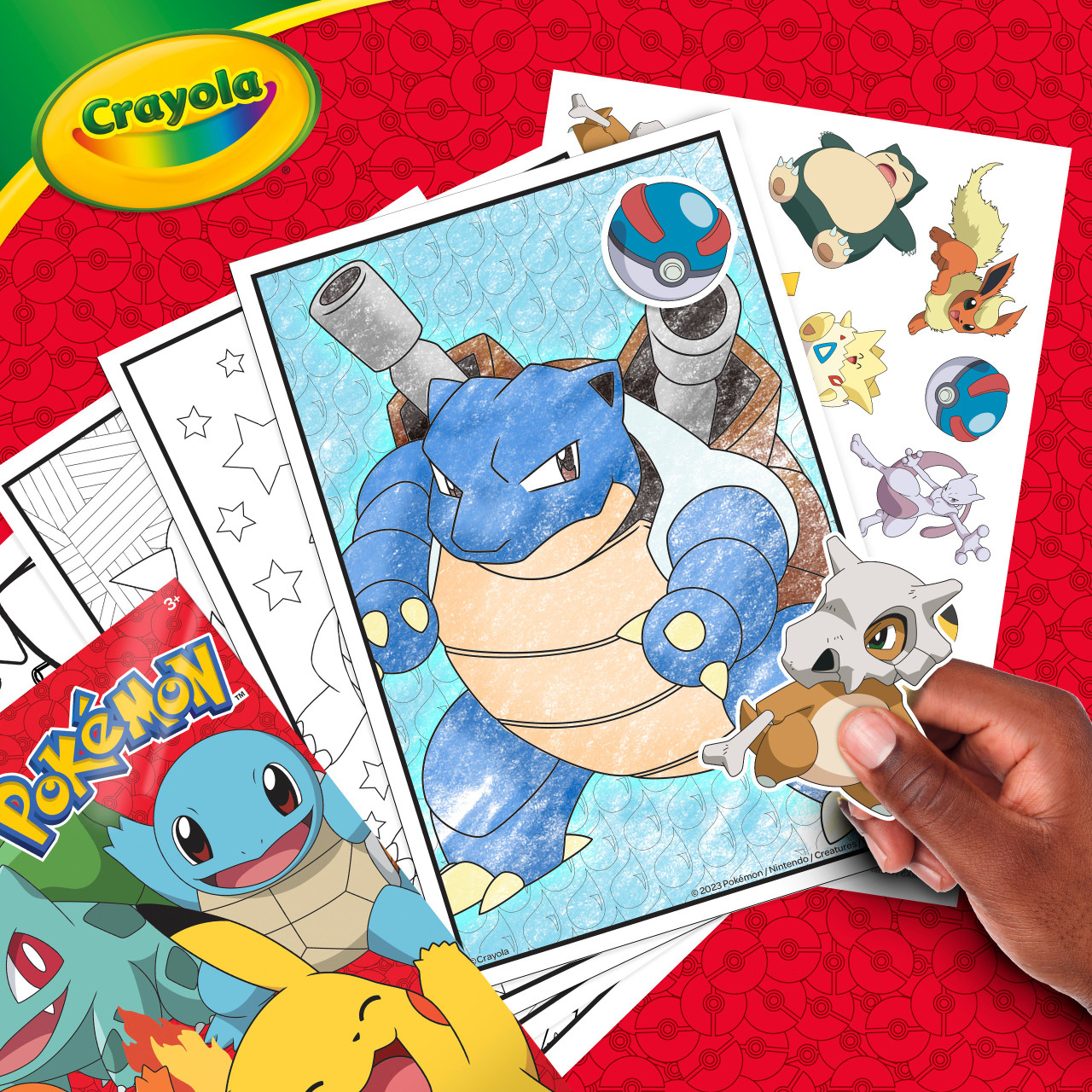 Crayola Coloring Book-Pokemon, 96 Pages 42732 - GettyCrafts