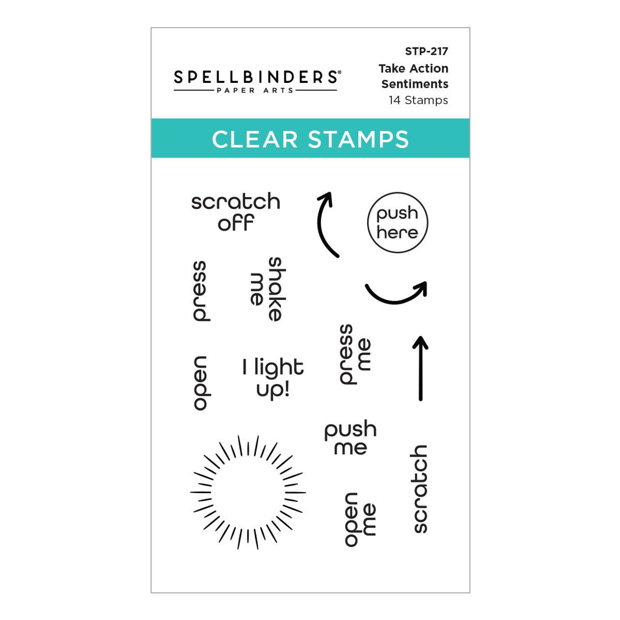 Spellbinders Clear Acrylic Stamps By Becca Feeken - Quilty Hugs