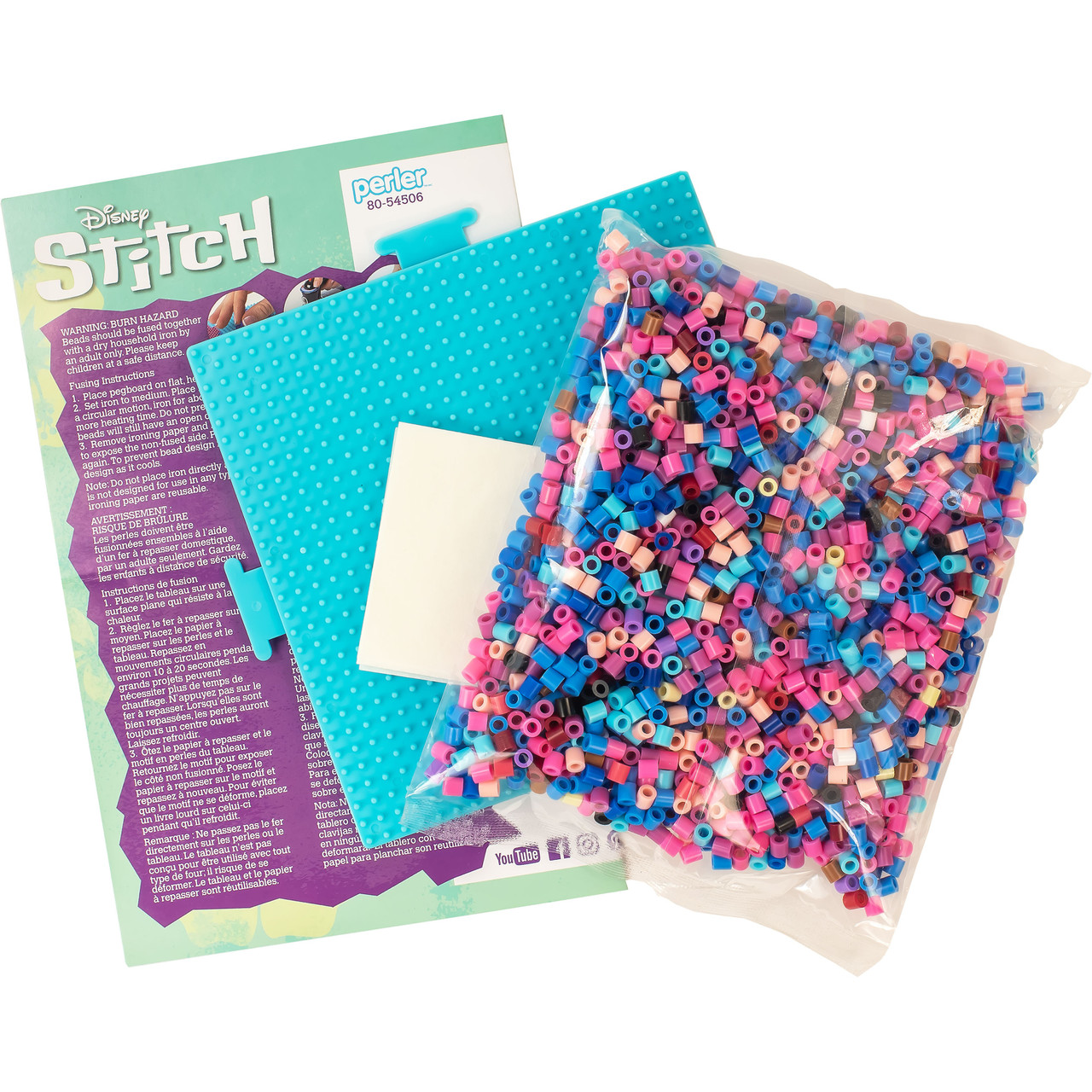 Hama Beads Toy 20 Colors Fuse Beads Kit Melty Fusion Colored Beads