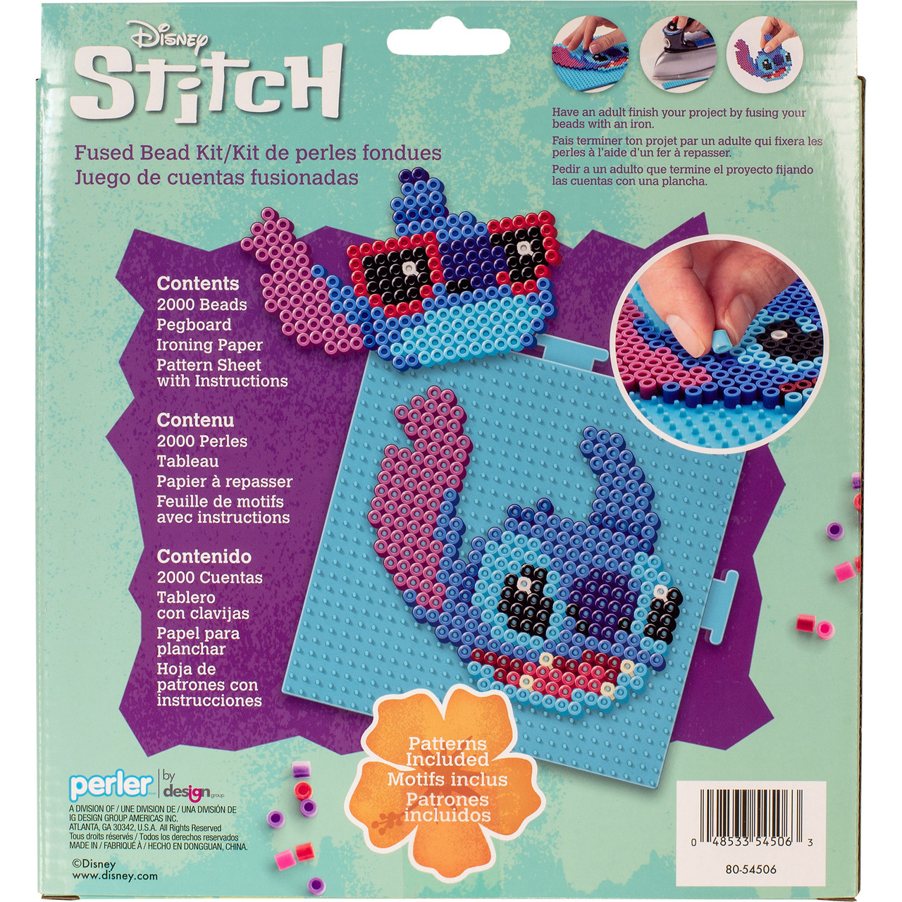 Perler Fused Bead Activity Kit-Disney Stitch 8054506 - GettyCrafts