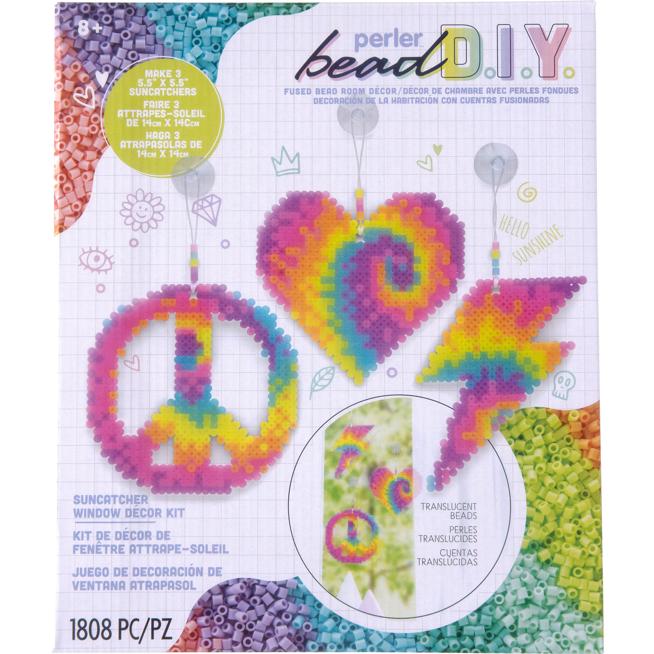 Creatology Valentine's Day Cactus Melty Bead Kit 178pc. Ages 5+