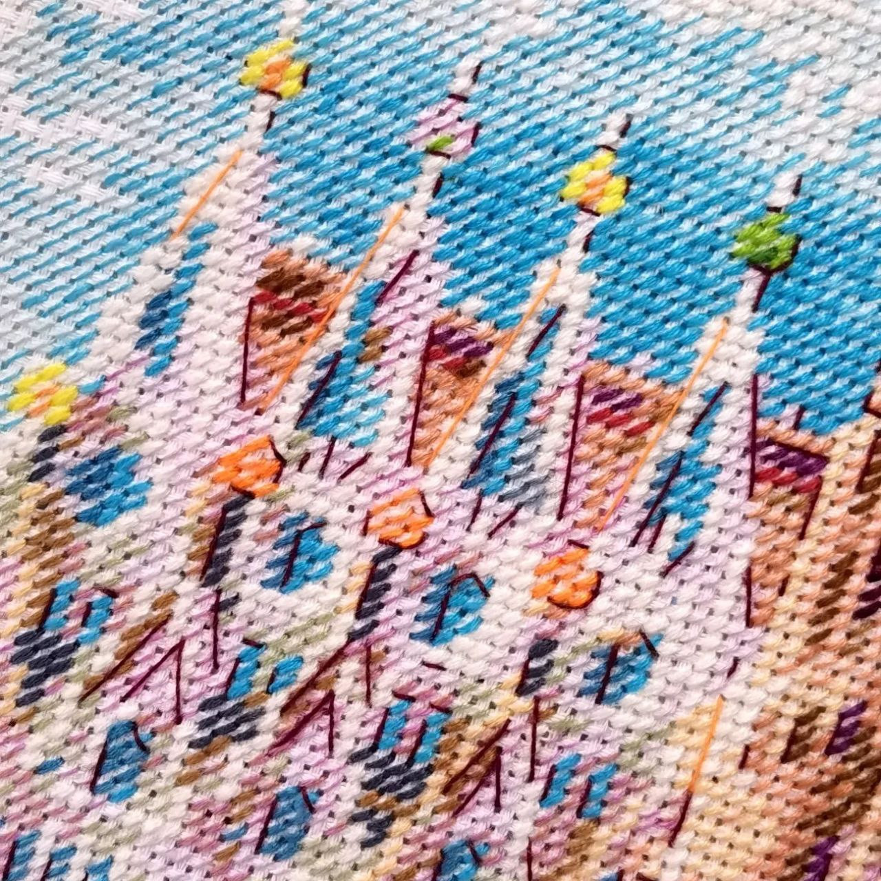 Riolis counted cross stitch kit Sagrada Familia, 30x40cm, DIY