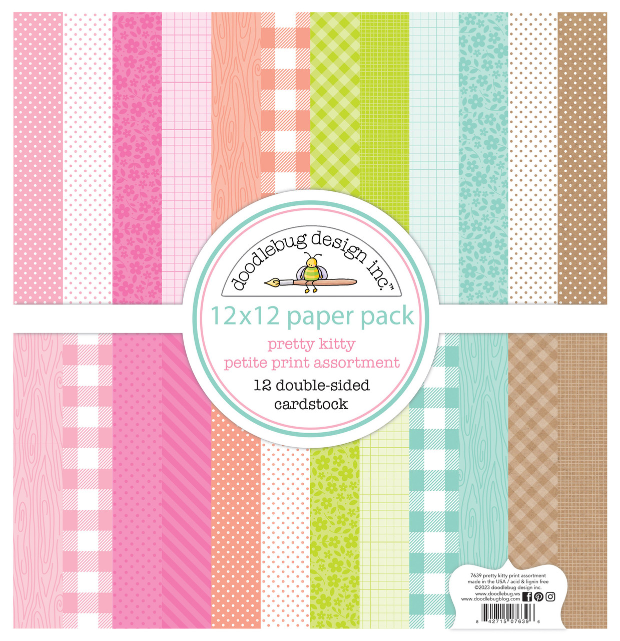 Doodlebug - Farmers Market Petite Prints Double-Sided Cardstock