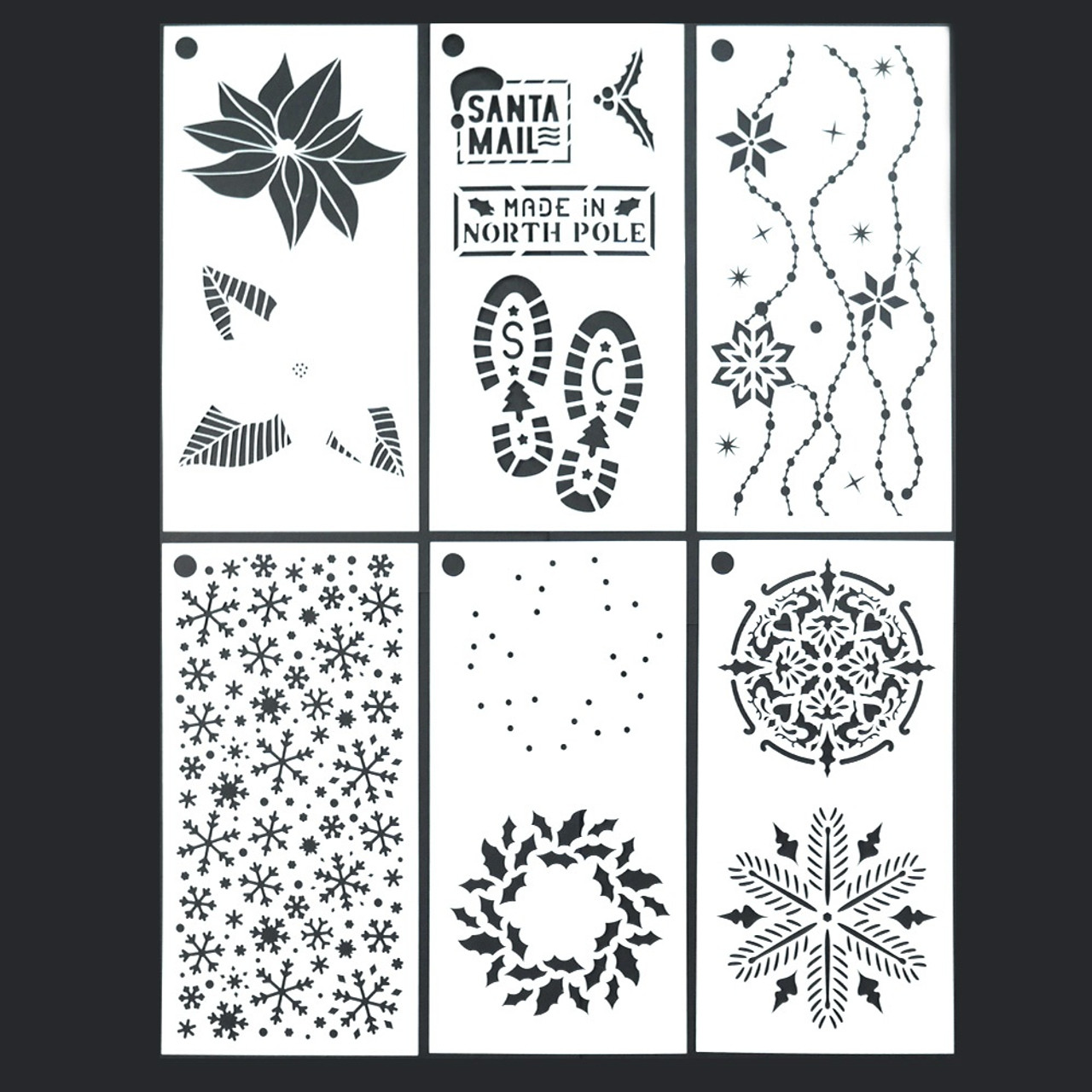 Elizabeth Craft Stencils 6/Pkg-Planner Stencils 3