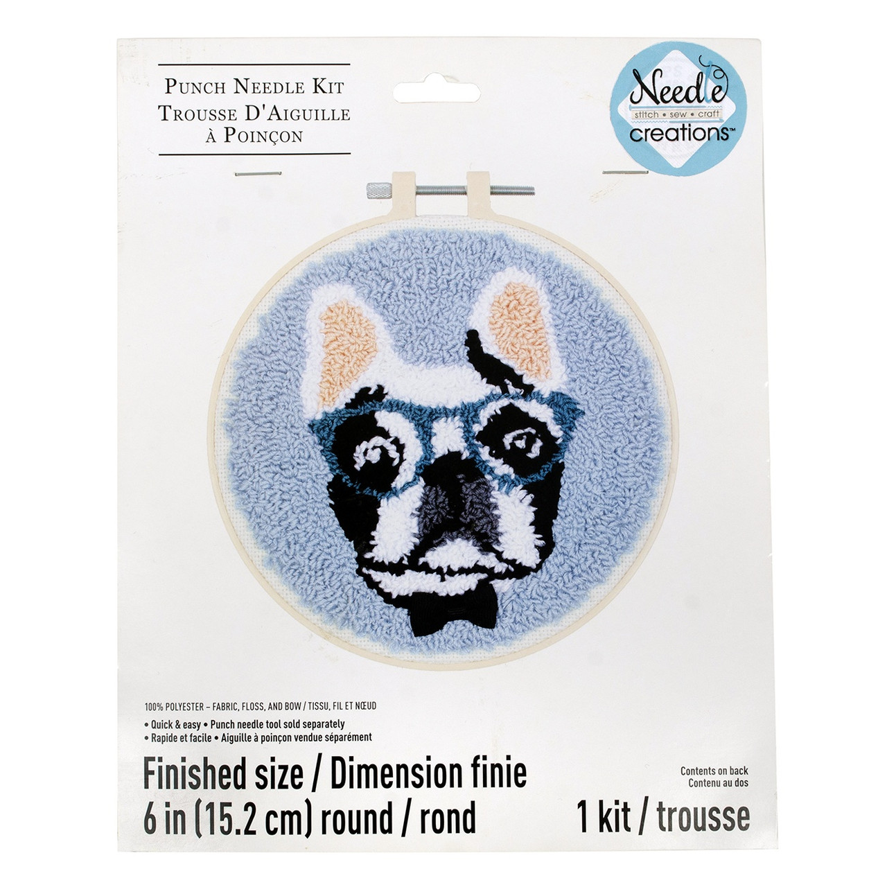 Dog Punch Needle Kits, Punch Needle Beginner Kit, Embroidery Supplies for  Different Dog Pattern 