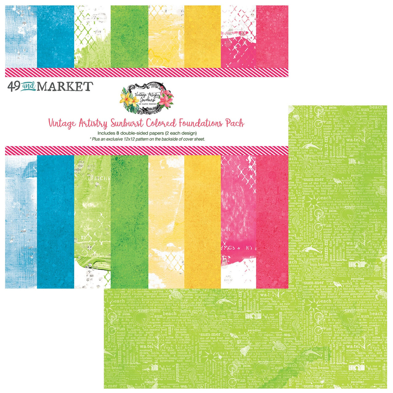 49 And Market Collection Pack 12X12-Vintage Artistry Serenity - 752505138008