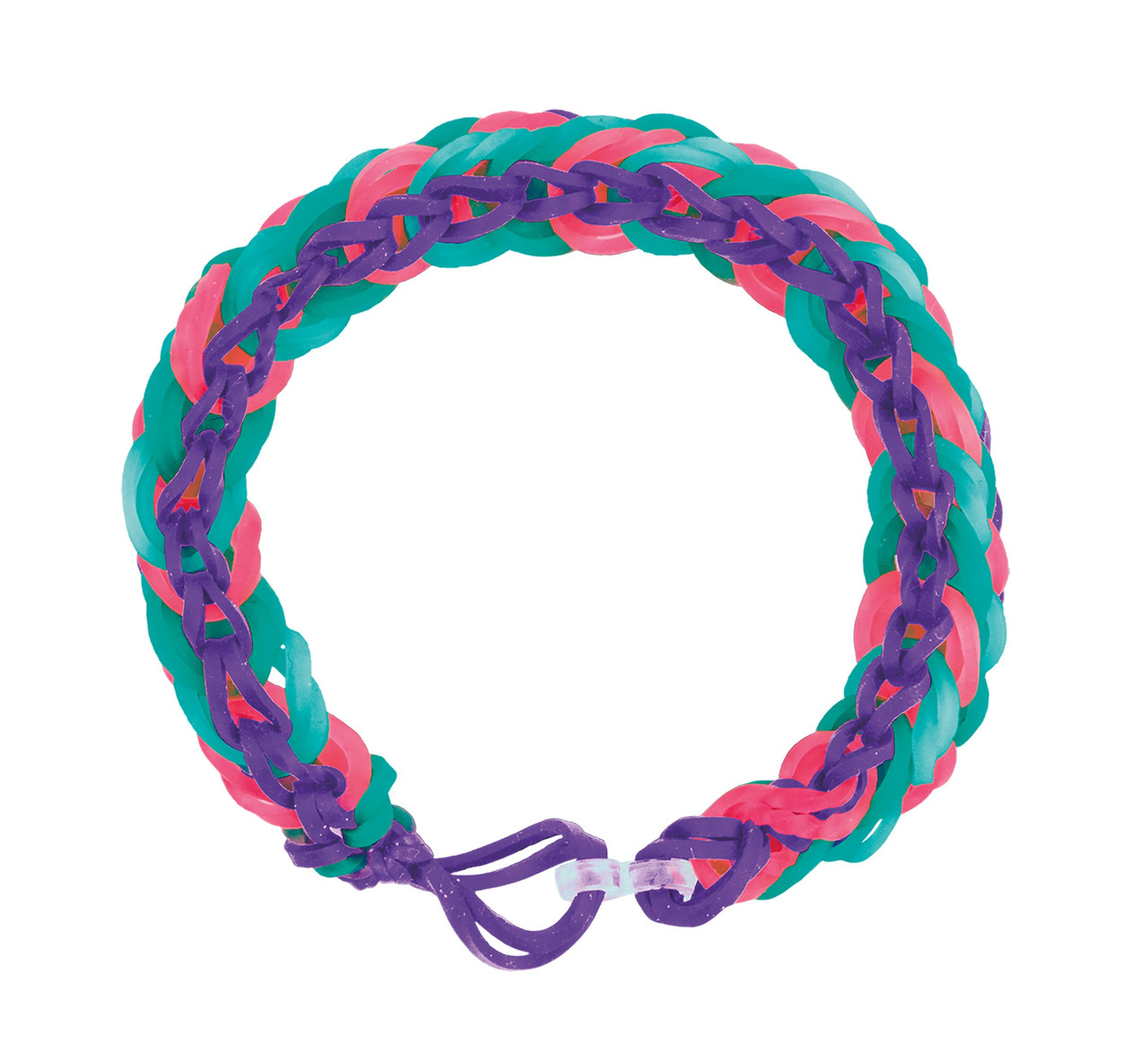 Shimmer Name Summer beaded sparkle friendship Rainbow Loom rubber band  bracelet