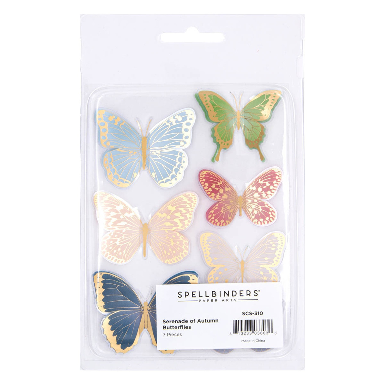 Spellbinders Dimensional Stickers-Butterfly