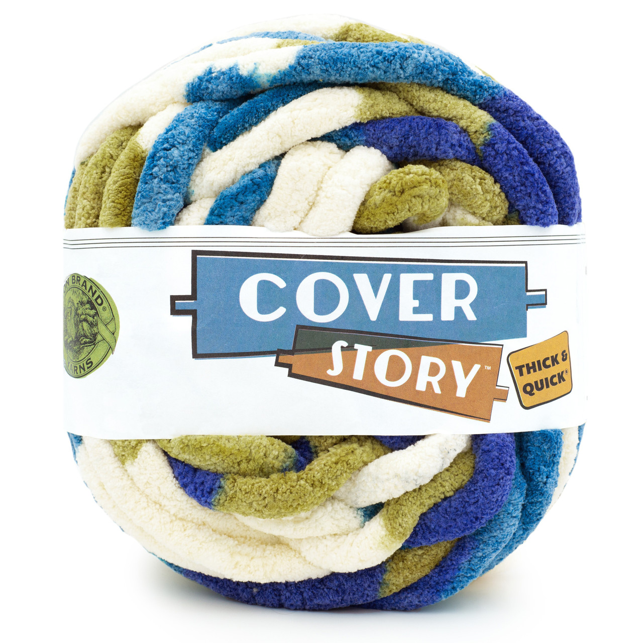 Lion Brand Cover Story Thick & Quick Yarn-Coastline 535-205 - GettyCrafts