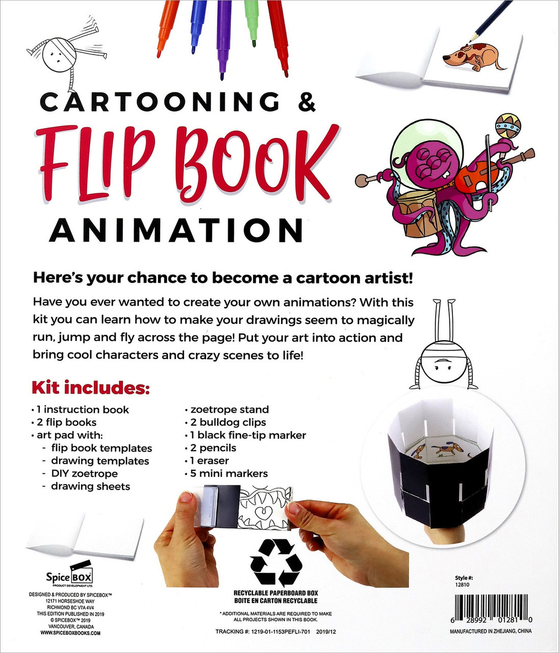 Spicebox Flip Book Animation - Petit Picasso