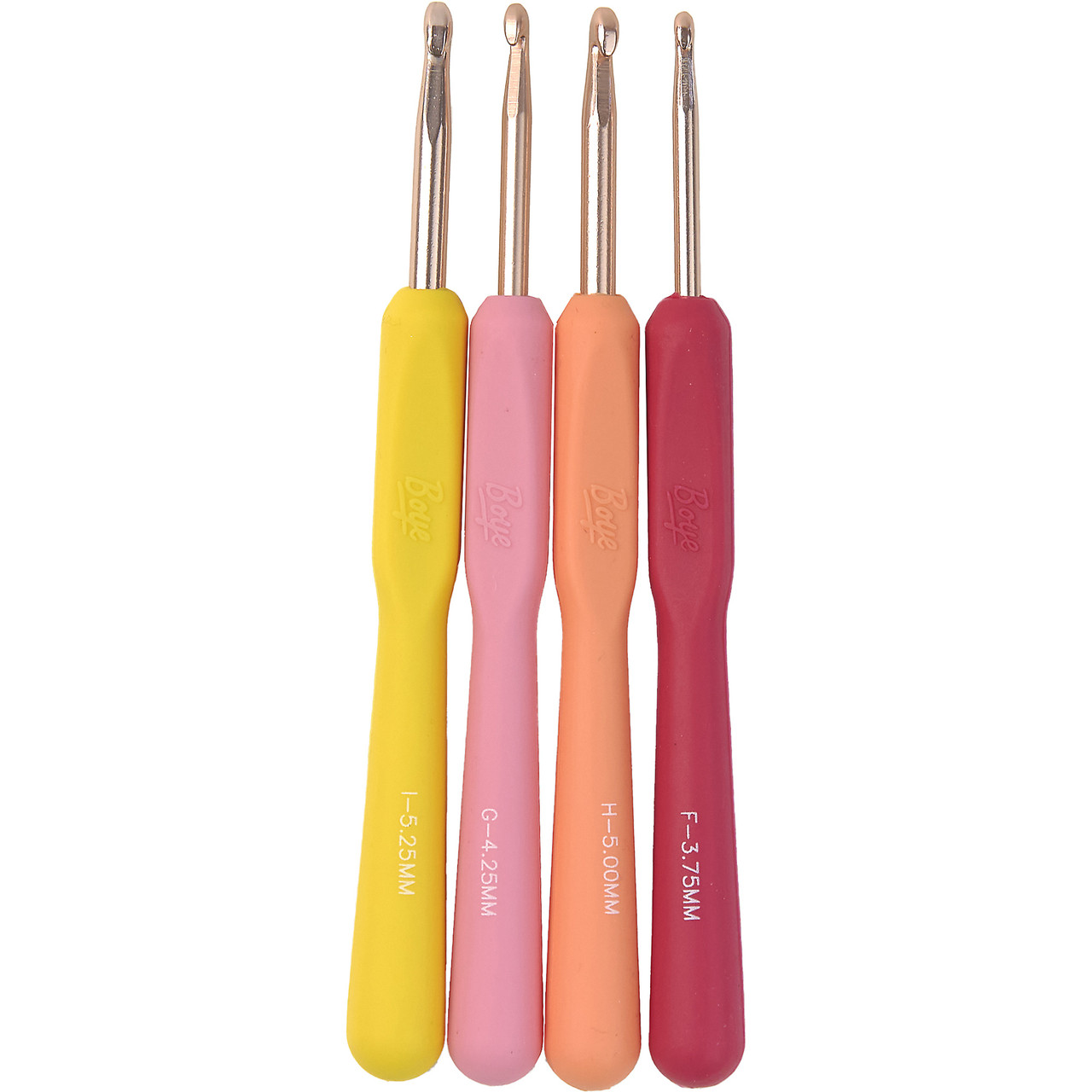 Boye Crochet Hook Aluminum Set D,E,F,G,H,I,J,K