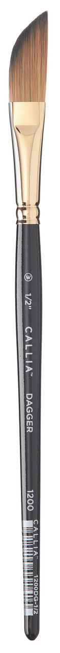 Callia Dagger Paint Brush Set, Synthetic Kolinsky Sable by Willow