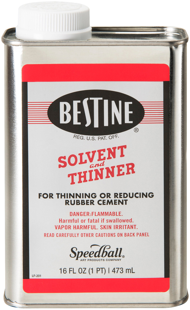 Bestine Solvent And Thinner-16oz - R201 - GettyCrafts