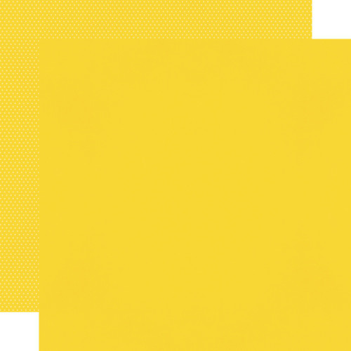 25 Pack - Simple Stories Color Vibe Double-Sided Cardstock 12"X12"-Sunshine - SSCV12-15810 - 810046694466
