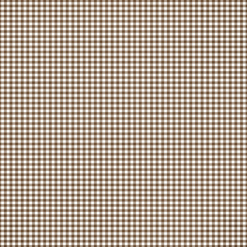25 Pack - Simple Vintage Autumn Breeze Double-Sided Cardstock 12"X12"-Russet Gingham - 5A00328C-25135