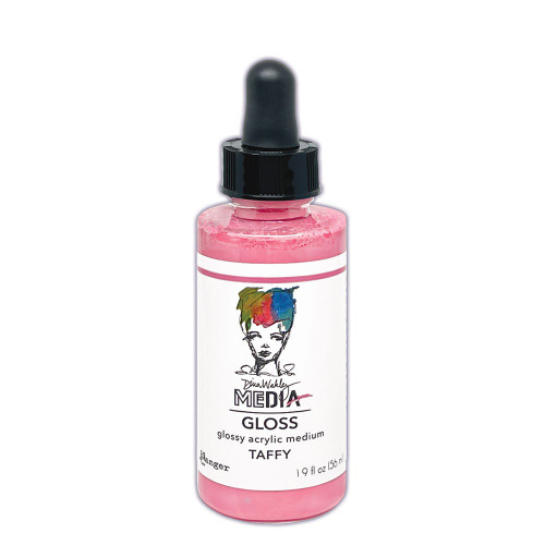 Dina Wakley Media Gloss 2oz Dropper Style-Taffy - 5A002FRM-1H8C7 - 789541089339