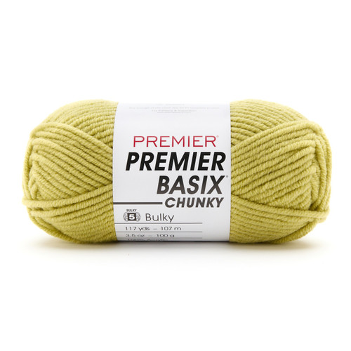 Premier Basix Chunky Yarn-Lime - 1145-1H7W4 - 840166863336