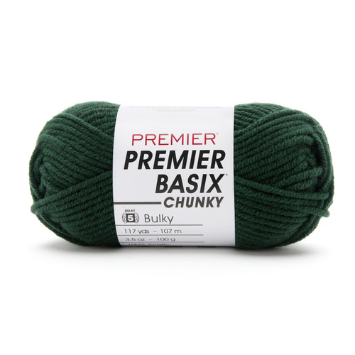 3 Pack - Premier Basix Chunky Yarn-Juniper - 1145-1H7SM - 840166863299