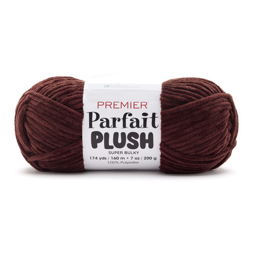 3 Pack - Premier Parfait Plush Yarn-Chocolate - 5A0036N8-1H7W9 - 840166864432
